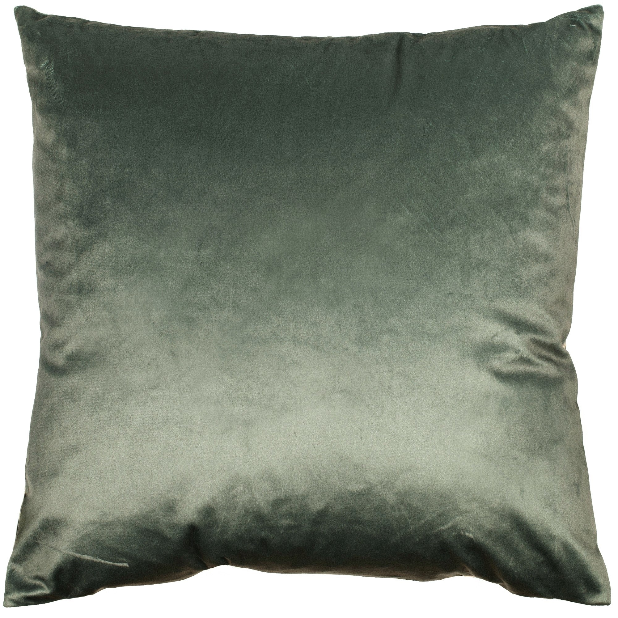 Malini Striptease Sage Green & Gold Pinstripes Square Cushion